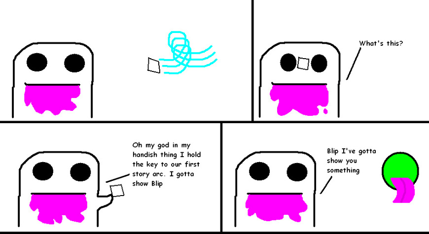 That blue stuff isn't the wind, it's the ghost from the hangman comic